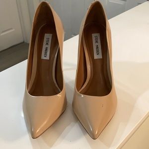 Steve Madden Beige Spike Heels